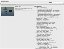 Tablet Screenshot of gallery.kadath.org